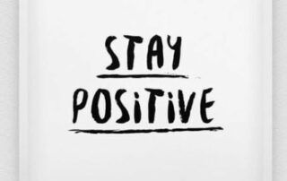 Blijf positief